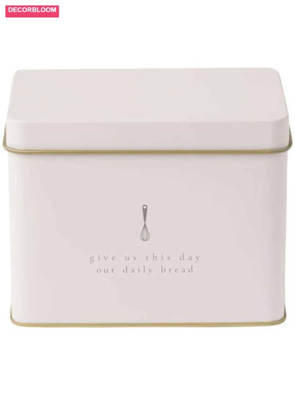 Heavy Steel Recipe Tin Box with 25 Blank Recipe Cards Metallic Whisk Design